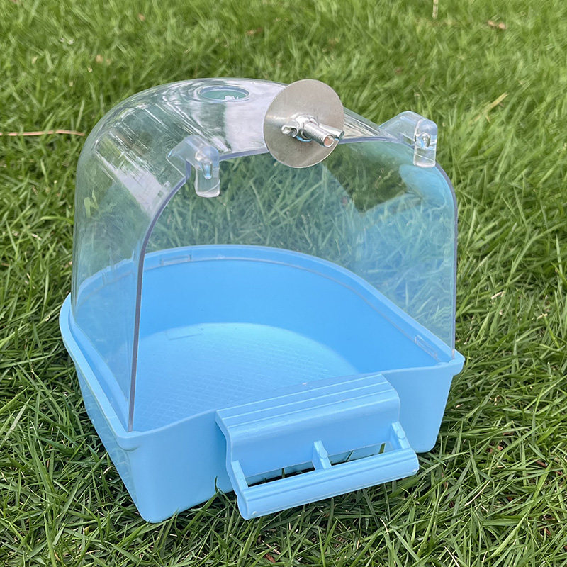 透明大号沐浴盆八哥玄凤牡丹虎皮鹦鹉小鸟用洗澡盒用品玩具洗澡器,淘宝优惠券,粉丝福利购,淘宝优惠卷