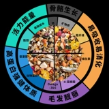 Четыре барреля хомяка зернового питания Главный зерно трудовой молоток упаковывает однородные цветочные крысы и золотые пищевые закуски