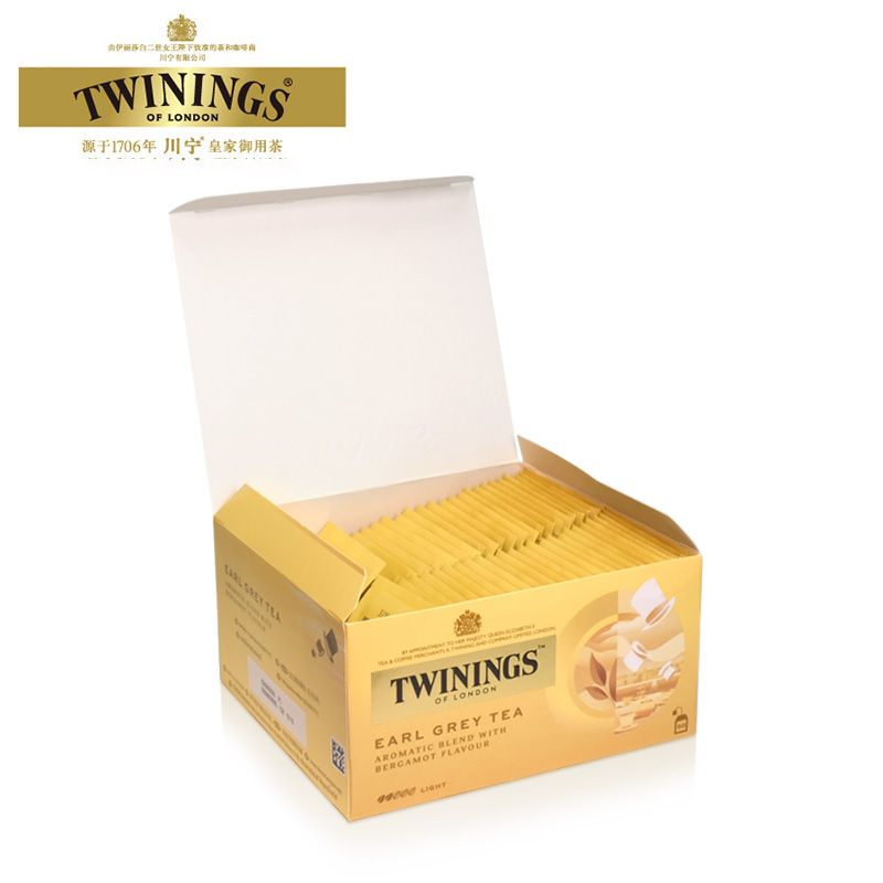 Twinings川宁英国豪门伯爵红茶红茶包50片英式伯爵烘焙红茶粉 - 图0