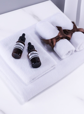 卫生间摆件毛巾浴巾样板间软装