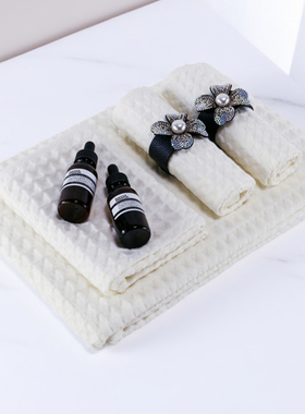 浴室柜装饰品摆件毛巾浴巾套装