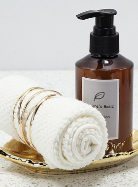 样板间卫生间摆件毛巾美容店软装