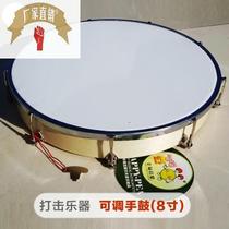 8 inch adjustable bell drum polyester leather hand drummer Olve musical instrument Suzuka percussion instrument hand clapping drum KTV rocking bell drums
