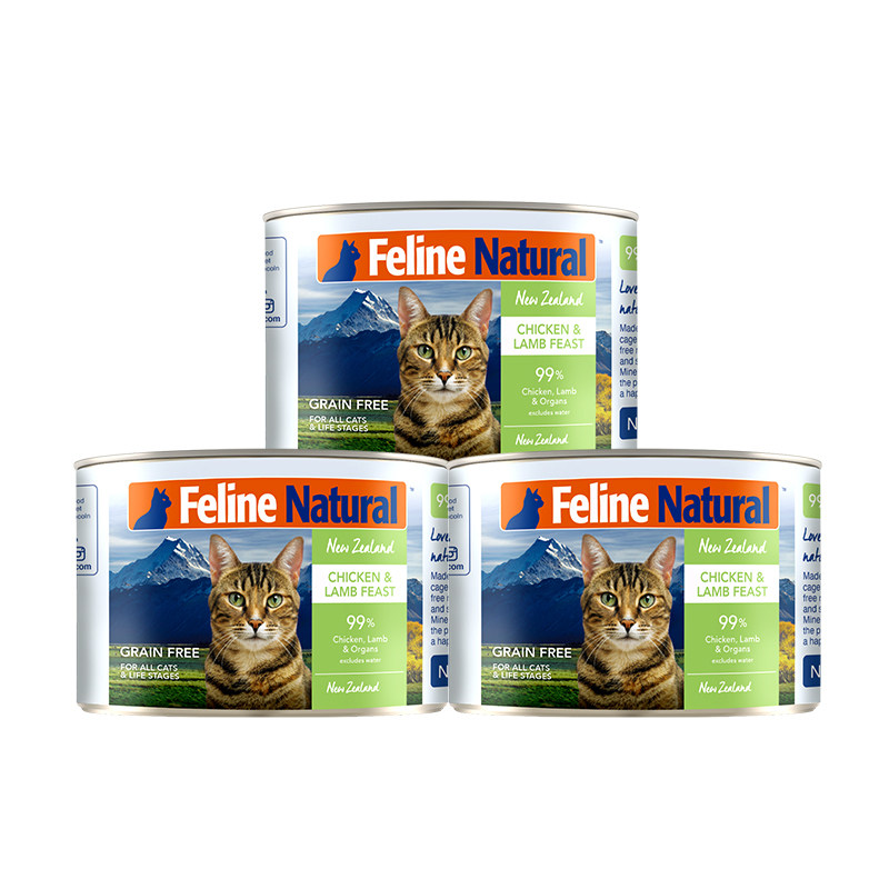 【官方正品】K9Natural新西兰成幼猫主食罐头猫咪湿粮170g*3临期