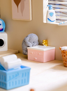 树脂摆件卡通手工浴室家用工具