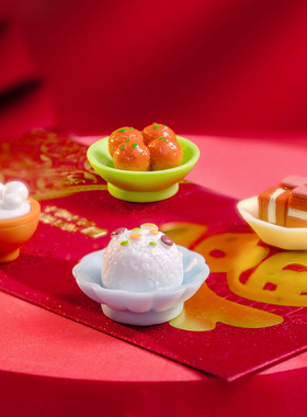树脂摆件仿真年夜饭食物手工桌面