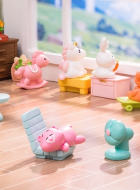 35款微景观创意小动物摆件小鸭兔