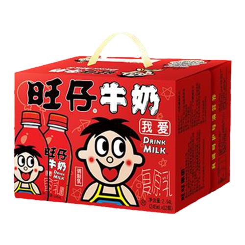 旺旺旺仔牛奶经典儿童学生饮品早餐奶全新瓶装旺仔整箱245ml*12瓶 - 图3