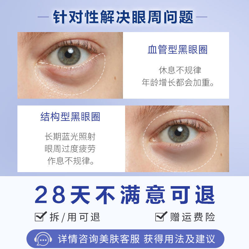 进口去除黑眼圈淡化细纹抗皱女眼霜 jacobhooy海外眼霜