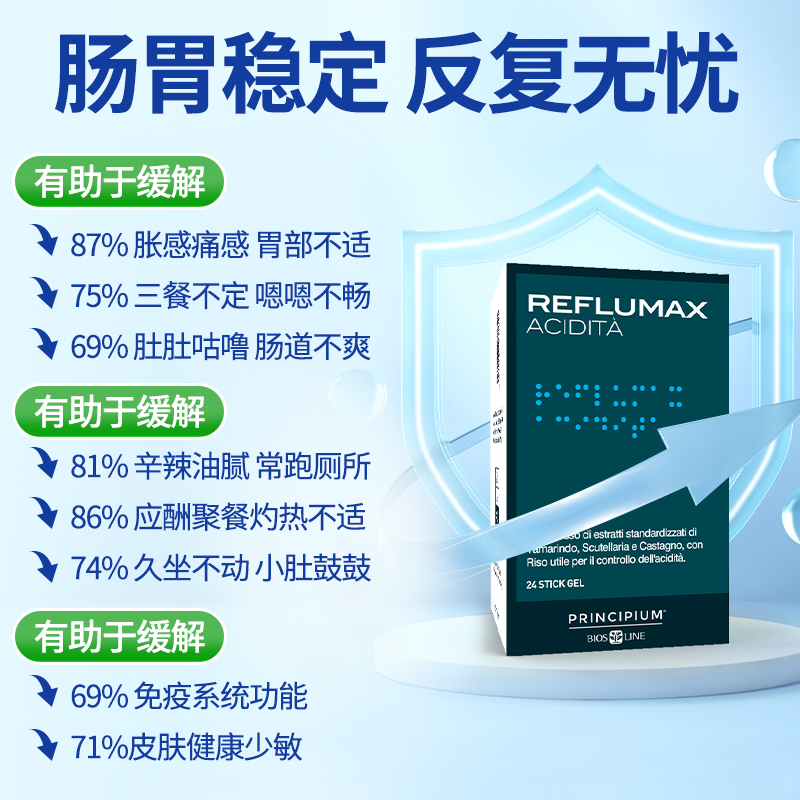 【新品】BiosLine进口护胃液养胃条保成人活性调理肠胃道呵护孕妇