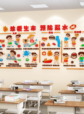 幼儿园安全教育文化墙