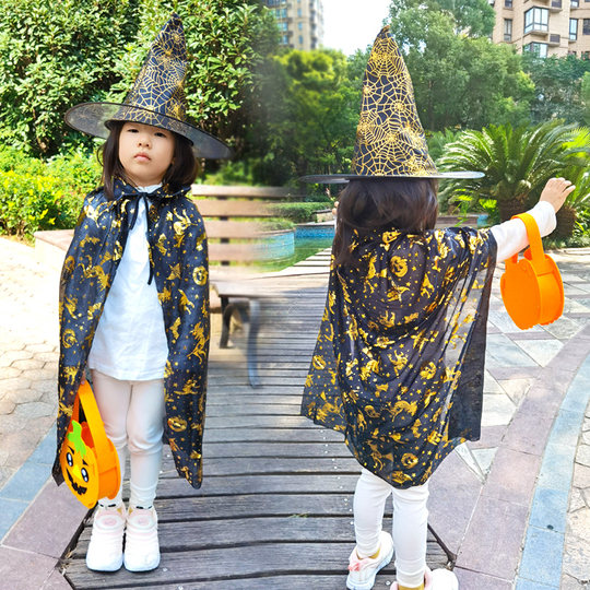 万圣节手工diy讨糖袋儿童不织布面具饰品材料包幼儿园表演装扮