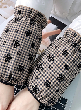 袖套女款护袖成人办公室工作上班防脏秋冬短款套袖羽绒服干活袖头