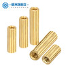Knurled double-pass copper column round column security surveillance copper column camera stud screw column round double-ended copper column M2