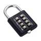 Alloy waterproof button digital small dormitory code lock