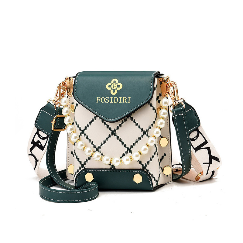 女斜挎高级感新款百搭印花手机包 丹铂箱包手机包