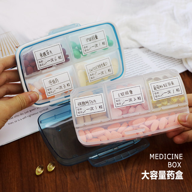 Sealed large-capacity medicine dispensing box