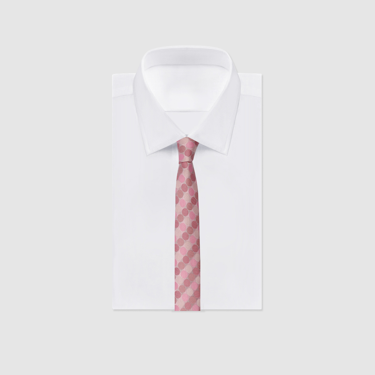 衬衣装饰领带女学院细窄版男粉色圆点手打休闲年轻小众设计感甜酷,淘宝优惠券,粉丝福利购,淘宝优惠卷