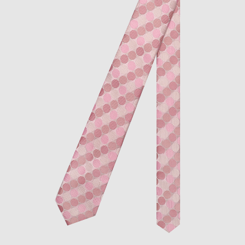 衬衣装饰领带女学院细窄版男粉色圆点手打休闲年轻小众设计感甜酷,淘宝优惠券,粉丝福利购,淘宝优惠卷