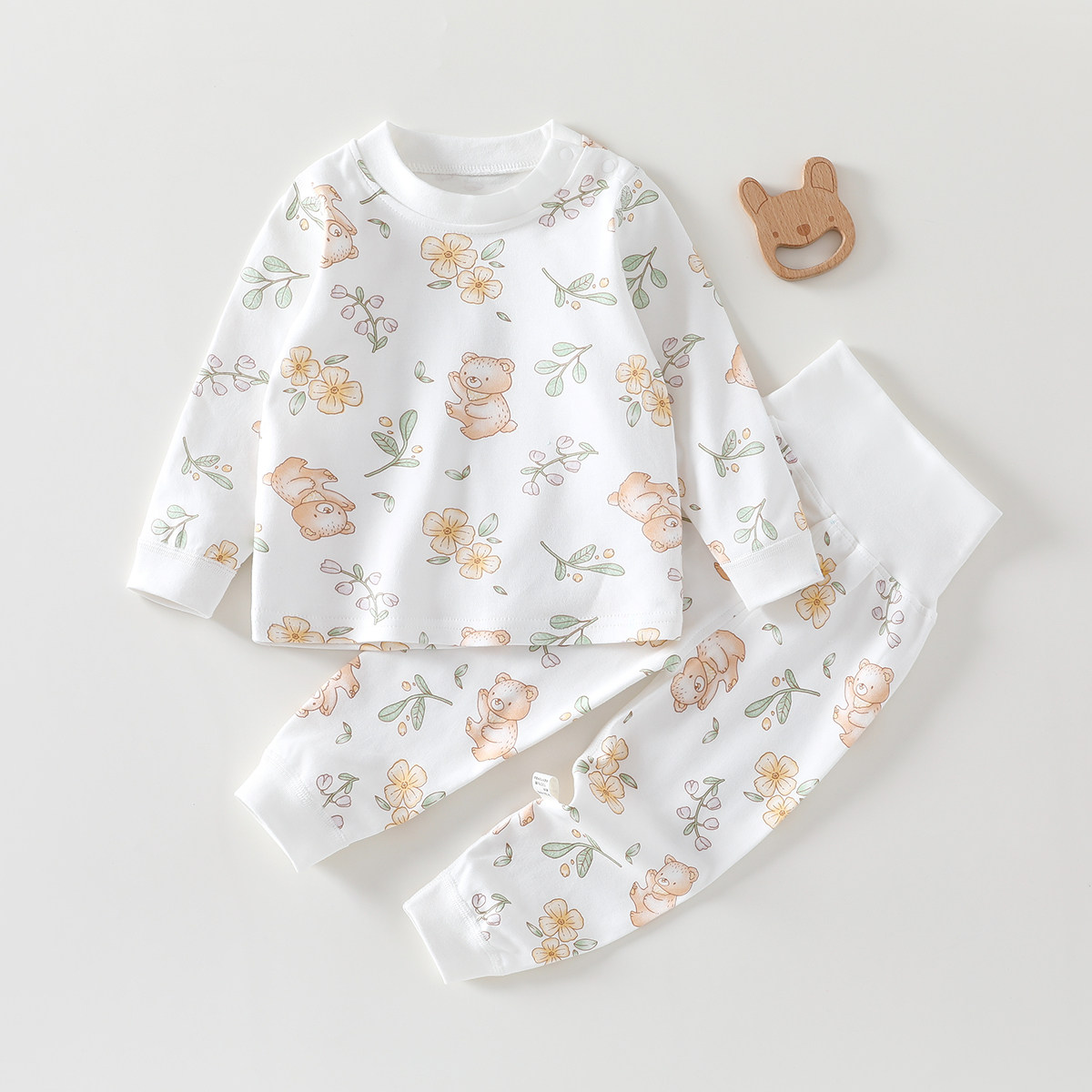 宝宝秋衣套装春秋季高腰护肚新生儿儿童秋裤内衣两件婴儿打底睡衣,淘宝优惠券,粉丝福利购,淘宝优惠卷