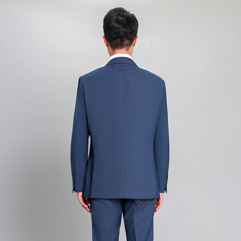 沃尔沃4S店新款西装职业男士正装蓝灰色修身西服工作服销售男工装,淘宝优惠券,粉丝福利购,淘宝优惠卷