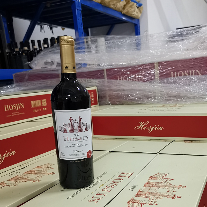 法国原瓶原装进口2017葡萄酒好事临干红葡萄酒14度红酒单瓶