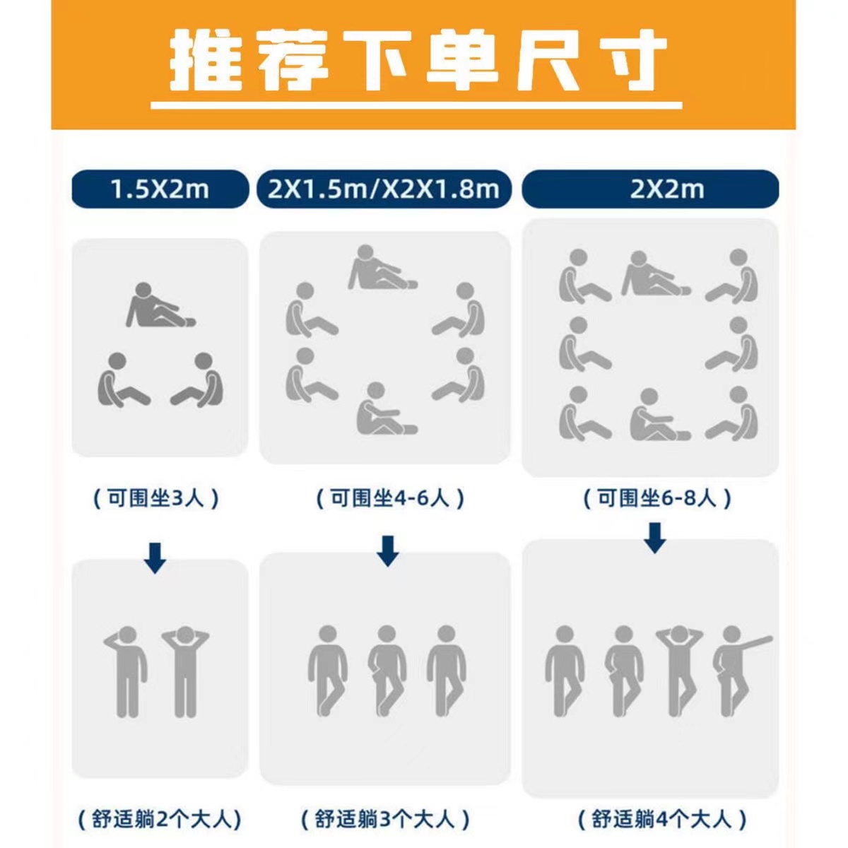 野餐垫防潮垫加厚野餐布户外用品便携防水野炊郊游帐篷垫露营垫子 - 图2