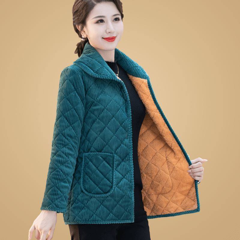四川省省服秋冬新款长袖棉服外套中老年加绒短款棉袄妈妈宽松大码,淘宝优惠券,粉丝福利购,淘宝优惠卷