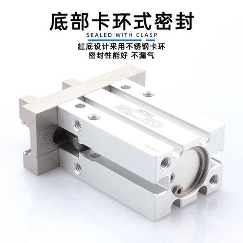 亚德客气动手指气缸平行夹爪加长HFKL/HFK N B10 16 20 25 32 40 - 图3