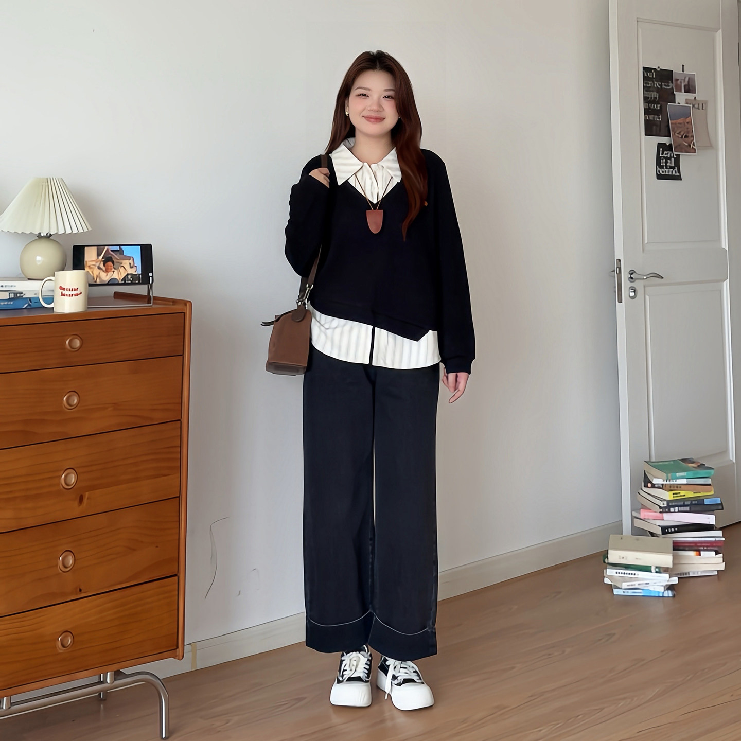 微胖的喵喵大码女装梨形mm秋装显瘦百搭条纹衬衫拼接长袖上衣3800,淘宝优惠券,粉丝福利购,淘宝优惠卷