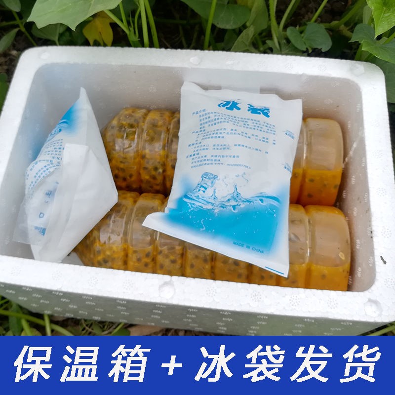 百香果汁酱奶茶店冷冻新鲜果肉果浆图片_1