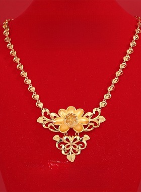 仿金婚嫁项链新娘结婚配饰