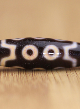 梵间星辰 西藏天然玛瑙 牙黄血丝十眼天珠 超顶项链 吊坠 锁骨链