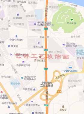城区街道新版卫星电子地图定制