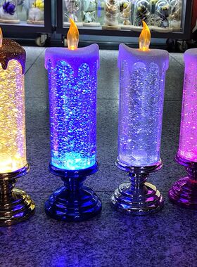 Velas de cristal luzes lembran?as turísticas led velas de c