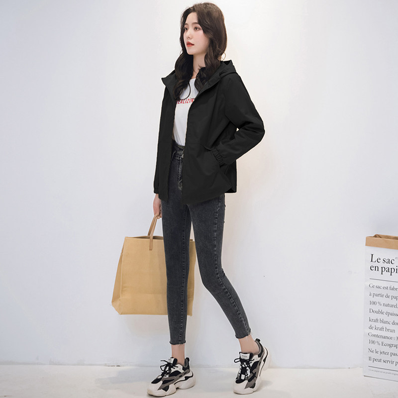 2022春秋新款小个子韩版短款夹克 芋媚短外套