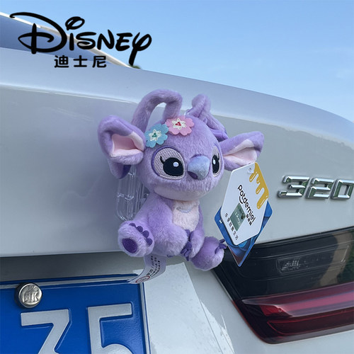 史迪仔汽车尾部挂件车外玩偶车载车屁股后备箱摩托电动车摆件公仔 - 图0