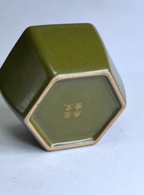 六角多边形陶瓷茶叶末釉景德镇柴窑茶叶末釉茶杯主人杯