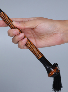 手工竹编扇子筇竹大漆团扇