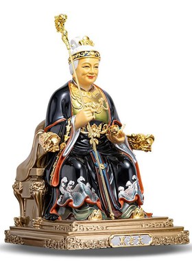 速发黑铜摆老太像东北仙家神像彩绘纯妈妈像家用客厅堂口供奉仙堂