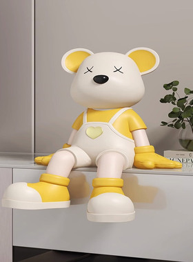 速发熊客关大型落地玄厅摆件礼视柜沙发旁装饰灯乔迁新居电品