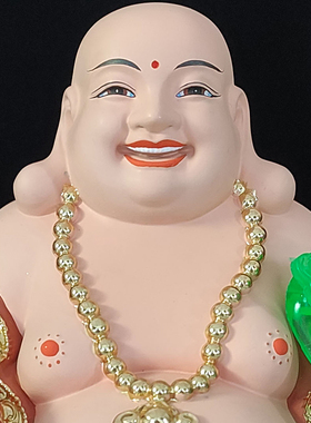 速发大肚笑佛弥勒菩萨佛神像招财保平安汽车居家福厅摆客祝件供奉