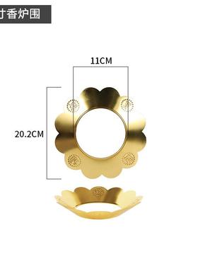 枫艺工艺双线条加厚型香炉用金围 合正香炉围 香灰托 家招EGN财炉