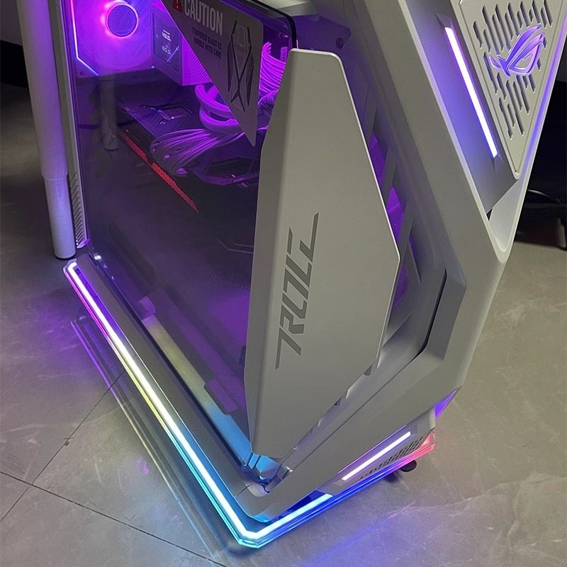 Customized acrylic main chassis bottom bracket with colored lights