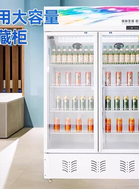 超市立式饮料展示柜冷藏保鲜