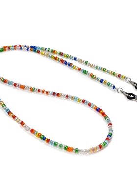 女潮款防丢口罩挂绳2022年网红新款链条眼镜链高端挂链挂脖链