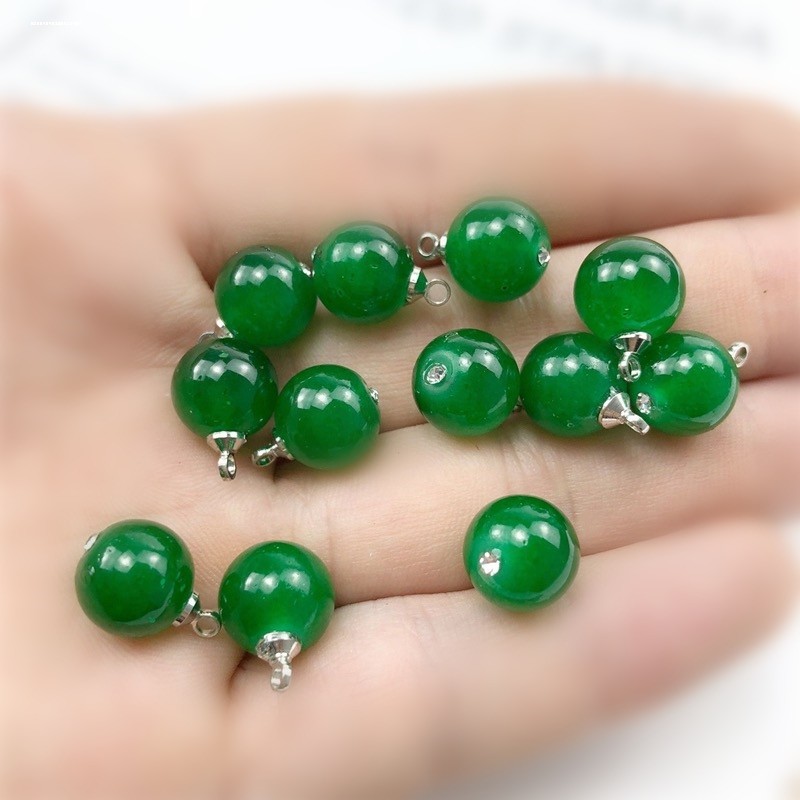 仿玉石纽扣DIY珠扣旗袍中式盘扣扣子圆形珠子复古辅料配件彩色,淘宝优惠券,粉丝福利购,淘宝优惠卷