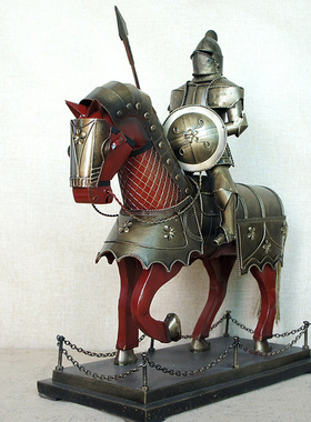 欧洲中世纪风模型摆件金属工艺品