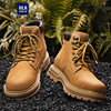 Heilan House men's shoes new versatile outdoor high-top casual rhubarb boots wear-resistant work boots Martin boots for men