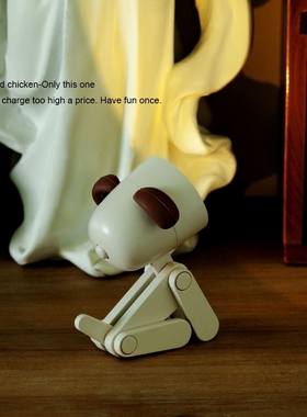 可爱小狗小夜灯卧室床头睡眠灯宿舍床上用充电款迷你柔光护眼台灯